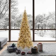 Champagne gold pine artificial christmas tree. 8 Best Champagne Gold Christmas Trees