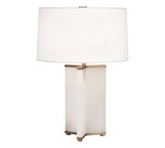 They will fit just about any standard lamp, but you will want a study lamp for these lamp shades because of the heft alabaster has naturally. Mara Alabaster Table Lamp Pottery Barn