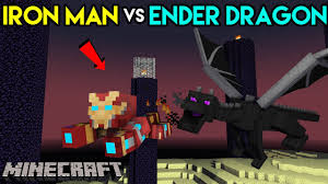 El bebé ender dragon en minecraft pe hydra games mod. Ironman Vs Ender Dragon Minecraft Mods The Cosmic Boy Minecraft Videos