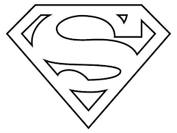 Superman Logo Coloring Pages Idea Whitesbelfast