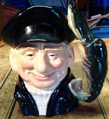 Royal Doulton Lobster Man Large Character Jug D6617" 1967 Excellent  Condition