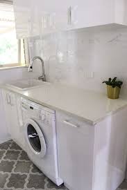 Laundry Ideas Laundry White Laundry Cupboards Gloss White Ceramic Sink On The Ball Bathrooms Perth In 2019 Laundry Cupboard Bathroom Renovations Perth Bathroom Renovations