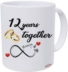 For instance, fifty years of marriage is called a golden wedding anniversary. Blinknshop Happy 12th Marriage Anniversary 12 Year Love Ceramic Coffee Mug Price In India Buy Blinknshop Happy 12th Marriage Anniversary 12 Year Love Ceramic Coffee Mug Online At Flipkart Com