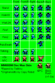 Brawl stars wiki frank brawl stars hd png download 606x651. Pc Computer Mega Man 8 Bit Deathmatch Elec Man The Spriters Resource