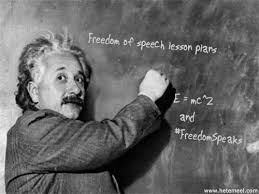 Freedom Of Speech Lesson Plans Free Speech Week Einstein Quotes Einstein Albert Einstein