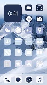 Aesthetic Winter Ios 14 App Icons Pack 72 Icons 6 Colors Etsy In 2021 App Icon Winter App Iphone Wallpaper App