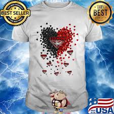 Download free essendon bombers vector logo and icons in ai, eps, cdr, svg, png formats. Love Essendon Bombers Logo Hearts Shirt Hoodie Sweater Long Sleeve And Tank Top