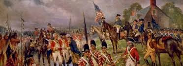 American patriots fighting with betsy ross flag. Factors That Helped The Patriots Win The War American Rev S Blog