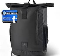 NEWKERS® Rolltop Rucksack 17-20L, Regenponcho, 100% wasserdicht, wetterfest  - Perfekt für Uni, Schule, Freizeit - Stylisher Daypack für Damen & Herren  ...