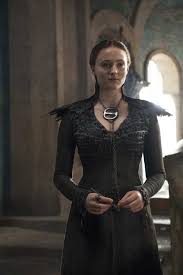 The Hidden Meaning Behind Sansa S Costumes On Game Of Thrones Sansa Stark Costume Sansa Stark Dress Game Of Thrones Costumes
