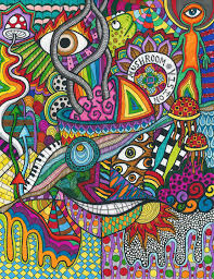 See more ideas about easy drawings, drawings, cool drawings. Colorful Artwork Psychedelic Easy Trippy Drawings Hammer Colorful Artwork