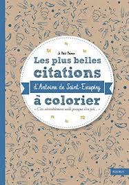 Avant de s'intéresser à l'histoire et à sa richesse, quelques mots sur l'auteur : 9782215131953 Les Plus Belles Citations D Antoine Saint Exupery A Colorier Le Petit Prince Cadeaux French Edition Abebooks D Apres Antoine De Saint Exupery 2215131950