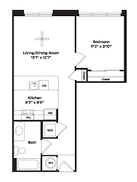 Junior 1br Studio Old Town 582 Sq Ft Apartment In Alexandria Va At 800 Carlyle Floorplan Studio Floor Plans Apartment Floor Plans How To Plan