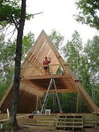 However, versions have been built for less, and fancier ones have been built for far more. Our A Frame Cabin A Frame House A Frame House Plans Tiny House Cabin