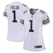 The buckeyes will have quite the quarterback competition between fields. Justin Fields Chicago Bears Nike Women S 2021 Nfl Draft First Round Pick Alternate Classic Game Jersey White
