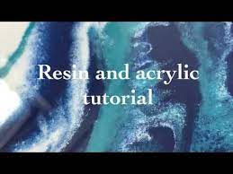 Resin Art Waves Resin Ocean Painting Tutorial Youtube Resin Painting Acrylic Tutorial Fluid Painting