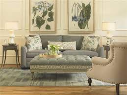 Vanguard Furniture Neutral Decor Grey Sofa Nail Head Tufted Ottoman Hauslifestyle Vanguard Furniture Furniture Living Room