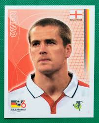 2006 Navarrete Germany World Cup FIFA VARIANT #077 MICHAEL OWEN England  Sticker