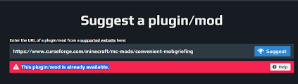 Aprovechando la llegada de lo último de minecraft a ps4 y que el juego de mojang está de moda . The Mod Is Already Available But I Can T Find It Mods Modpacks Aternos Community