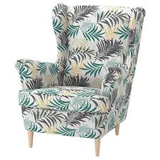 Strandmon Ohrensessel Gillhov Bunt Ikea Deutschland In 2020 Wing Chair Ikea Strandmon Ikea Chair