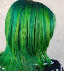 Do not streak it however, think of skinny organic sized highlights. Light To Dark Green Hair Colors 17 Ideas To See Photos