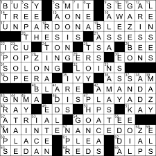 La Times Crossword 27 Sep 19 Friday Laxcrossword Com