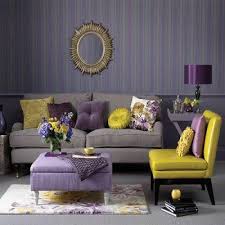 Pin By Paola Herrera On For The Home Purple Living Room Yellow Living Room Living Room Grey