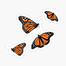 Bring your texts and messages to life with our. Monrach Butterflies Aesthetic Butterfly Sticker By Redouanesolo In 2022 Print Stickers Cool Stickers Tumblr Stickers