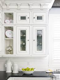 Keep unsightly items like cereal boxes. How To Make Your Kitchen Beautiful With Glass Cabinet Doors Heather Hungeling Design