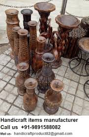 Wood Handicraft Items Product Manufacturers Suppliers Delhi Gurgaon Noida India Candle Holder Garden Wood Candle Holders Wood Picture Frames