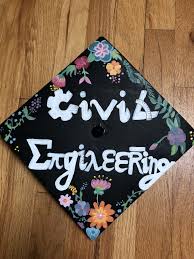 Civil Engineer Graduation Cap Graduation Cap Designs Diy Graduation Cap Graduation Cap Decoration