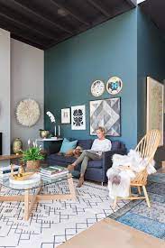 Couleur tendance depuis quelques années maintenant, le bleu canard ajoute une touche de peps à la maison. Salon Bleu Canard Idees Peinture Et Deco Bleu Canard A Copier Decoration Salon Bleu Deco Maison Deco Salon