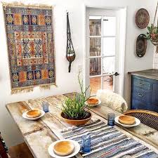 My 300 00 Dollar 10 X 12 Kitchen Flip Was My Greatest Diy Of 2016 I M Adding A Few New Touches And Can Boho Dining Room Moroccan Dining Room Bohemian Kitchen