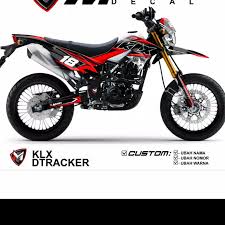 Kalau bahas warna merah dan putih kok malah jadi ke inget saingannya ya. Jual Sticker Decal Kawasaki Klx Dtracker Custom Army11 Merah Kab Pati Raja Decal Stiker Tokopedia
