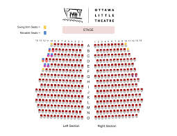 Seating Map Ottawa Little Theatre