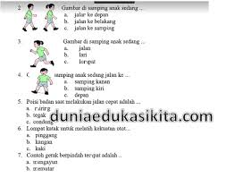 Soal Dan Kunci Jawaban Terbaik Pjok Kelas 4 Sd 2021 2022 2023