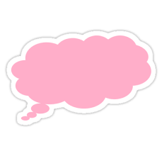 Thinking Cloud Sticker By Carol Smith Cloud Stickers Pop Up Art Stickers