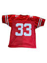 Ohio State University NCAA Team Wear #33 Youth Jersey Red/White ...