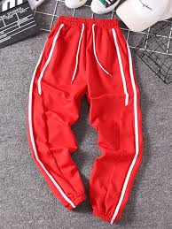 Black And Red Joggers Womens Women Striped Jogger Pants Jkp1809 Women Jogger Pants Joggers Womens Red Joggers