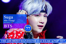The 100 Most Handsome Faces Of Kpop 2017 77 Bts Suga P S This Is Not Real Armys Made It