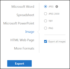 Download the converted files as single jpg files, or collectively in a zip file. Convert Or Export Pdfs To Other File Formats Adobe Acrobat