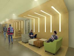 Pin By Level 5 Design Group On רעיונות לעיצוב מסדרון Education Design Interior Corridor Design Lighting Design Interior
