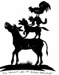 Dadurch wird der märchen hamster mit in das angebot einbezogen und nicht nur am ende bei der reflexion. Schattenbilder Bremer Stadtmusikanten Shop Scherenschnittstudio Dutz Schattenbilder Scherenschnitt Scherenschnitt Vorlagen