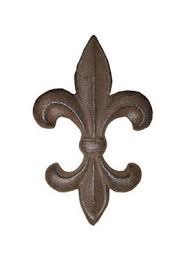 The fleur de lis is a stylized iris, the favorite flower of the french king. Fleur Dis Lis