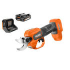 18V Brushless Cordless Battery Pruning Shear Kit with 2 0Ah Battery and Charger R01301KVNM RIDGID