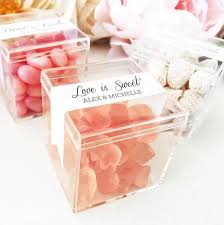 Acrylic Favor Boxes Wedding Bridal Shower Baby Shower Birthday Party In 2020 Wedding Favor Boxes Candy Wedding Favors Wedding Gift Favors