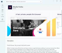 Disfruta de una web rápida, inteligente y personal. Firefox The First Major Browser To Be Available In The Windows Store