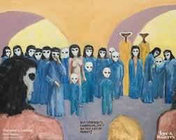 David Huggins: The Painter Who Captures His Alien Encounters on ...