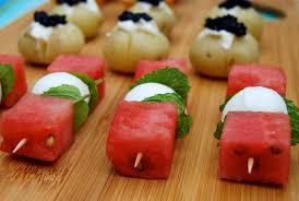 Fill with miniature versions of your favourite starters as a fun and ultra stylish alternative to a traditional first course. 3 Quick Easy Summer Party Canape Ideas Rachel Phipps