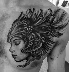 Top 57 Valkyrie Tattoo Ideas 2021 Inspiration Guide Valkyrie Tattoo Viking Tattoos Tattoos For Guys